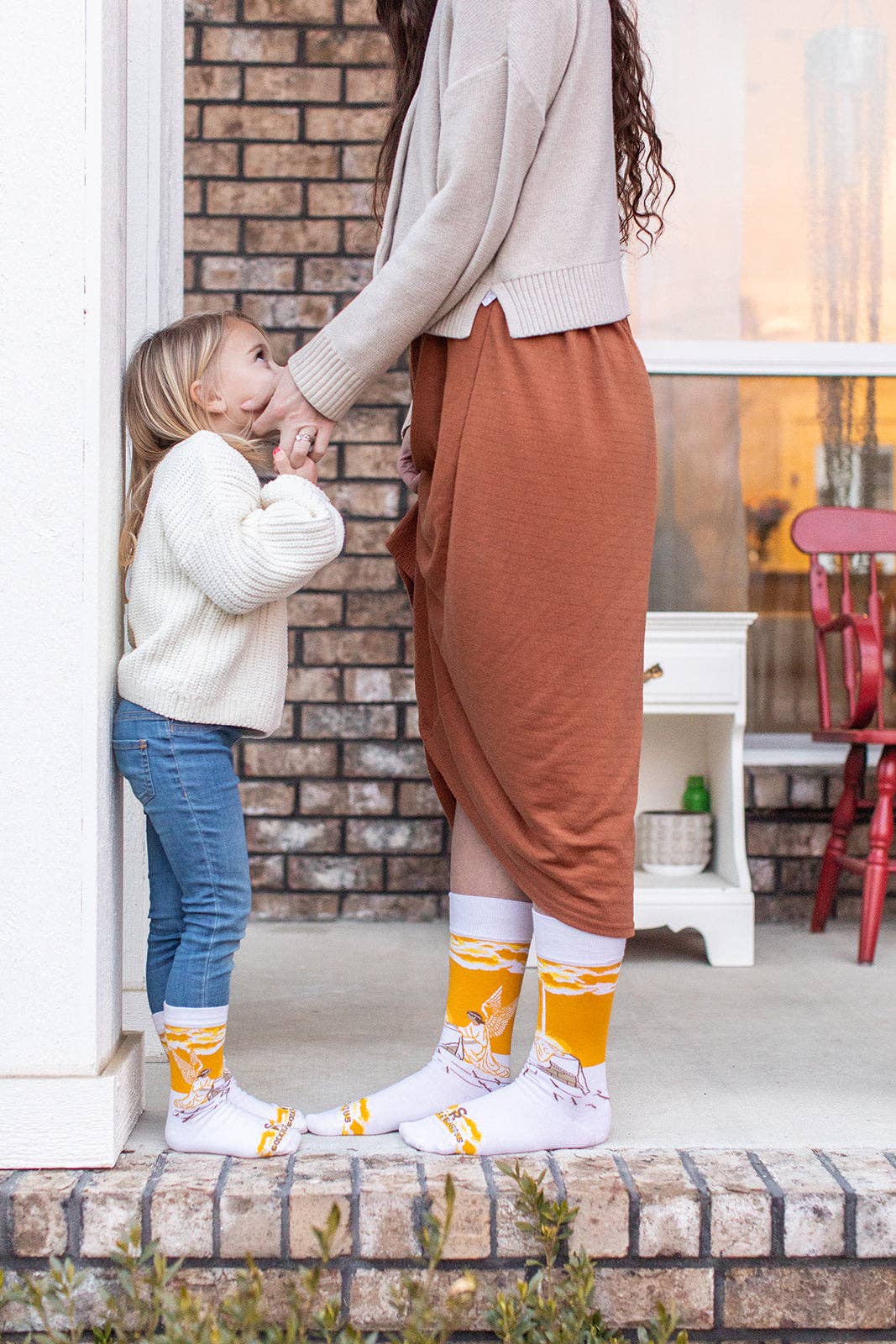 Angels at the Tomb Kids Socks