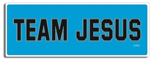 Team Jesus - Christian Bumper Sticker, Car Magnet