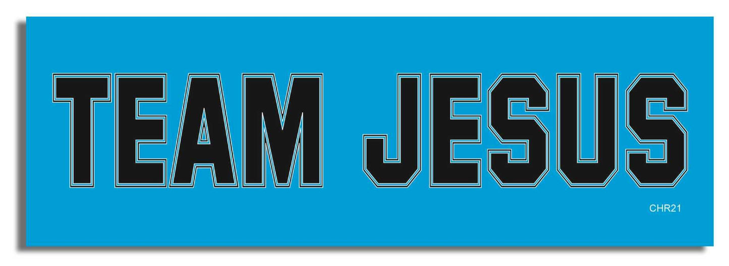 Team Jesus - Christian Bumper Sticker, Car Magnet