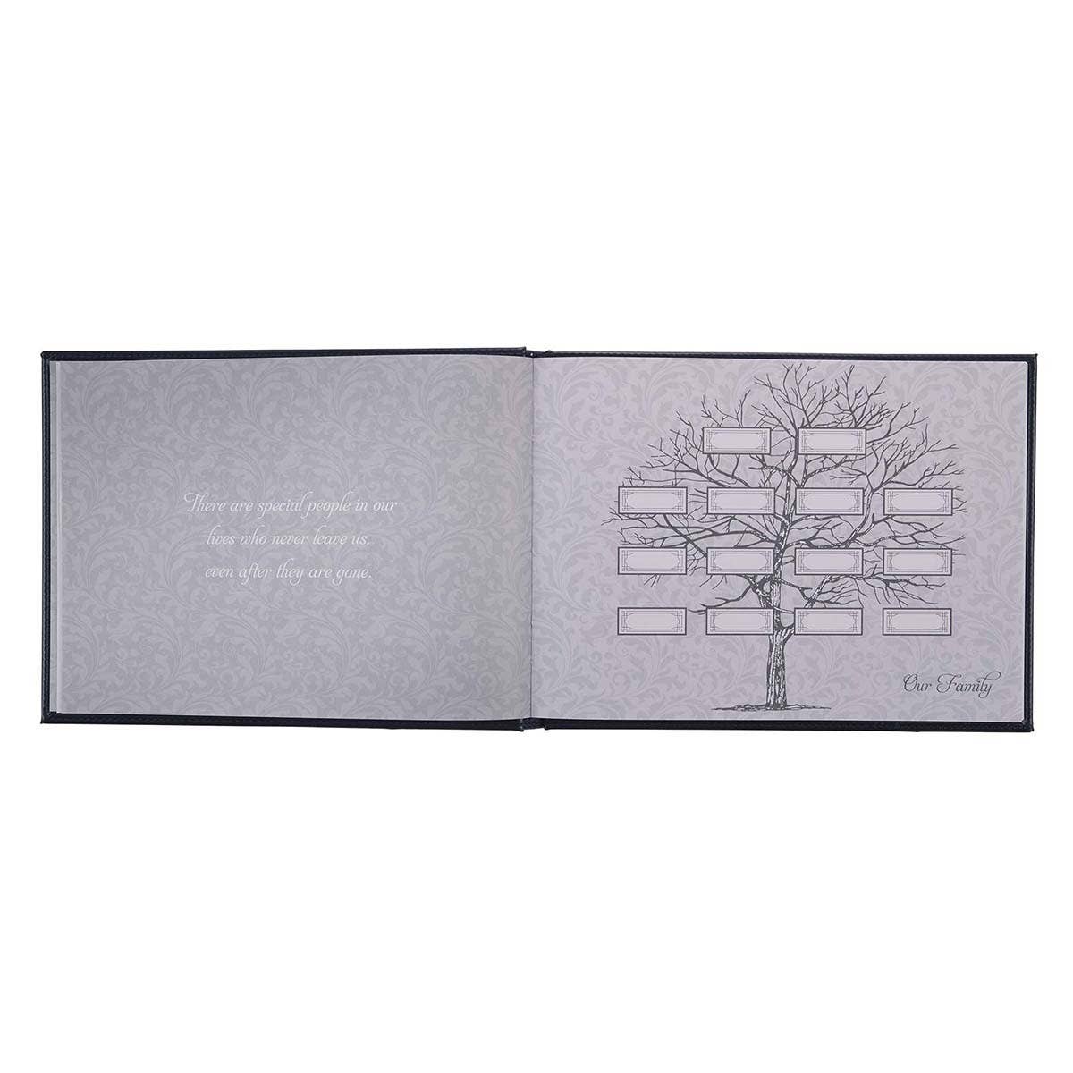 Guest Book Navy In Loving Memory