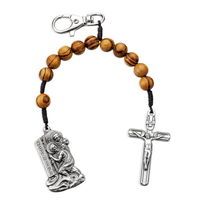 Back Pack & Key Clip One Decade prayer beads