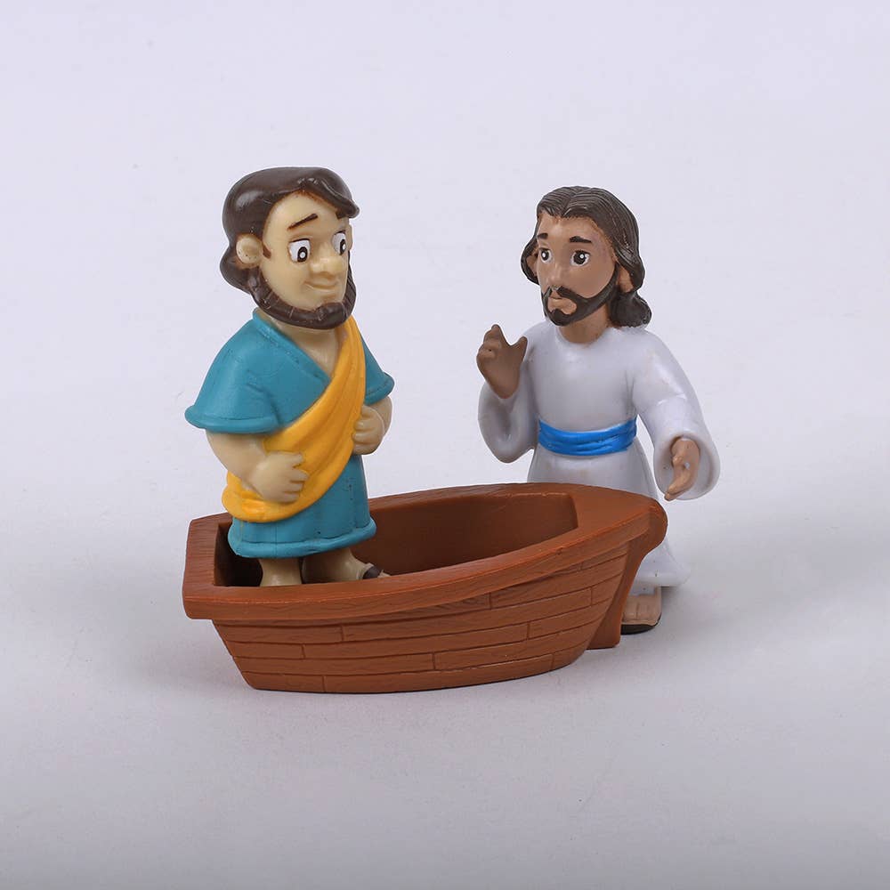 Toy Figurine - Jesus Walks On Water