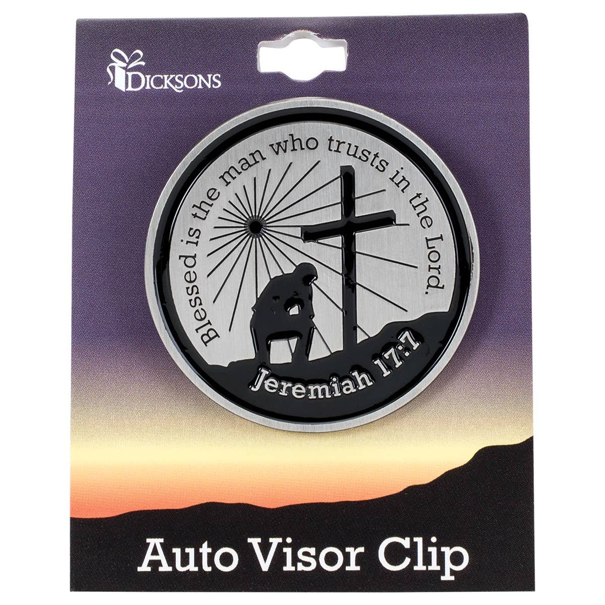 VISOR CLIP MAN OF GOD ANT SIL ZINC AL