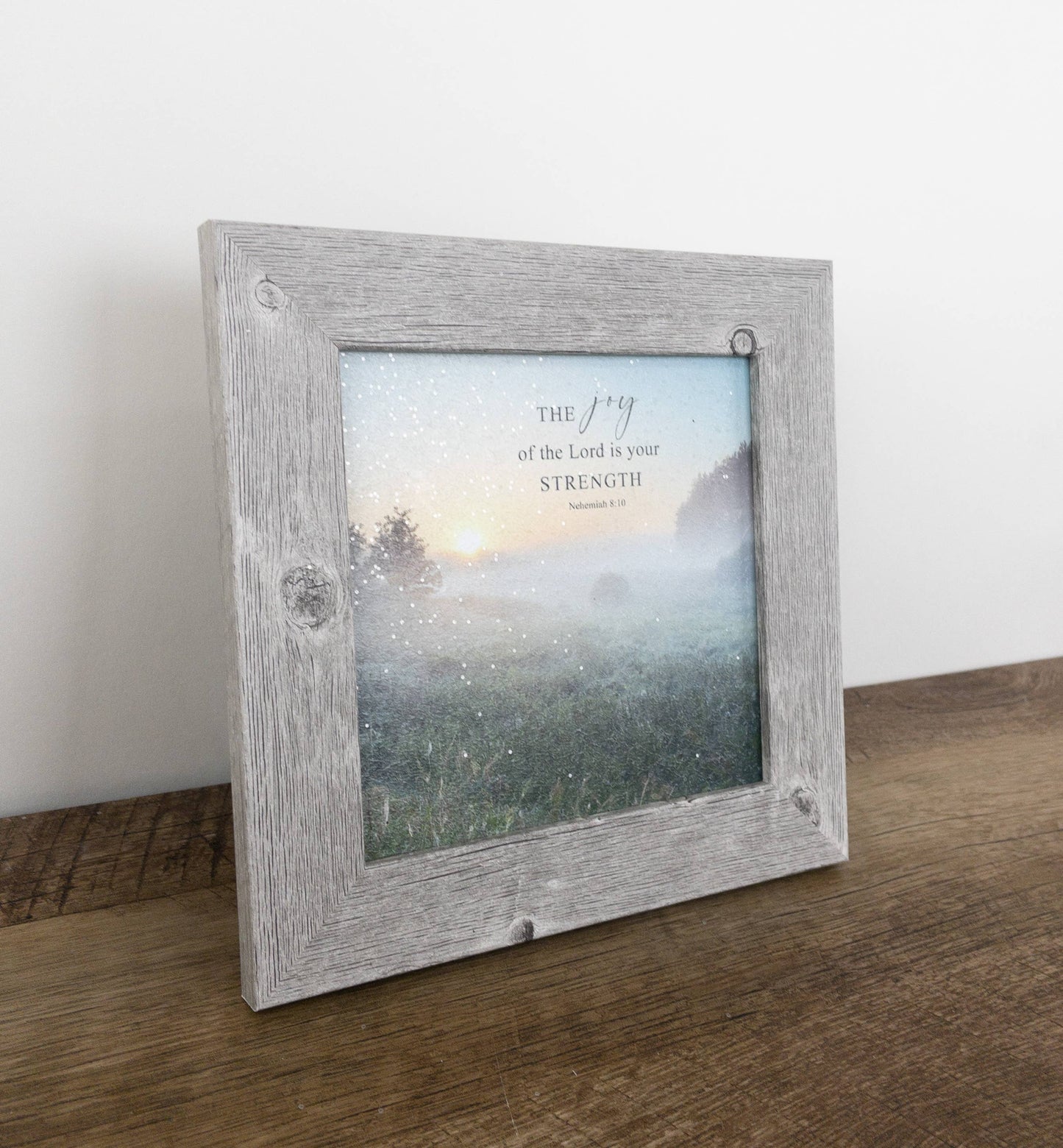 The Joy Of The Lord Is Your Strength Religious Art Sign