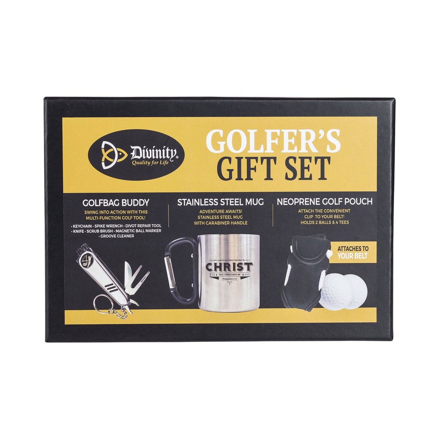 Golfers Gift Set: I Can Do All Things - Philippians 4:13
