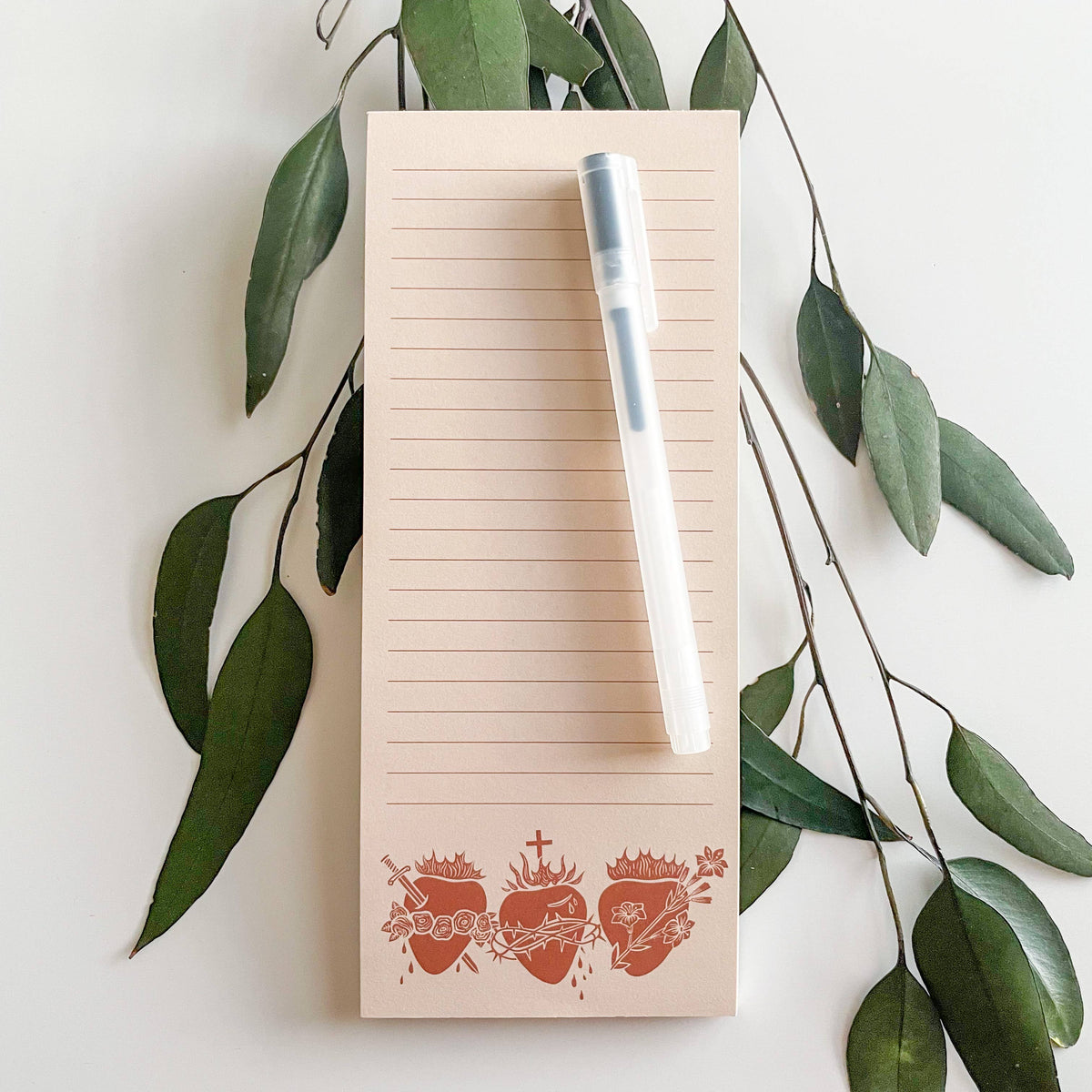 Holy Family Hearts Notepad