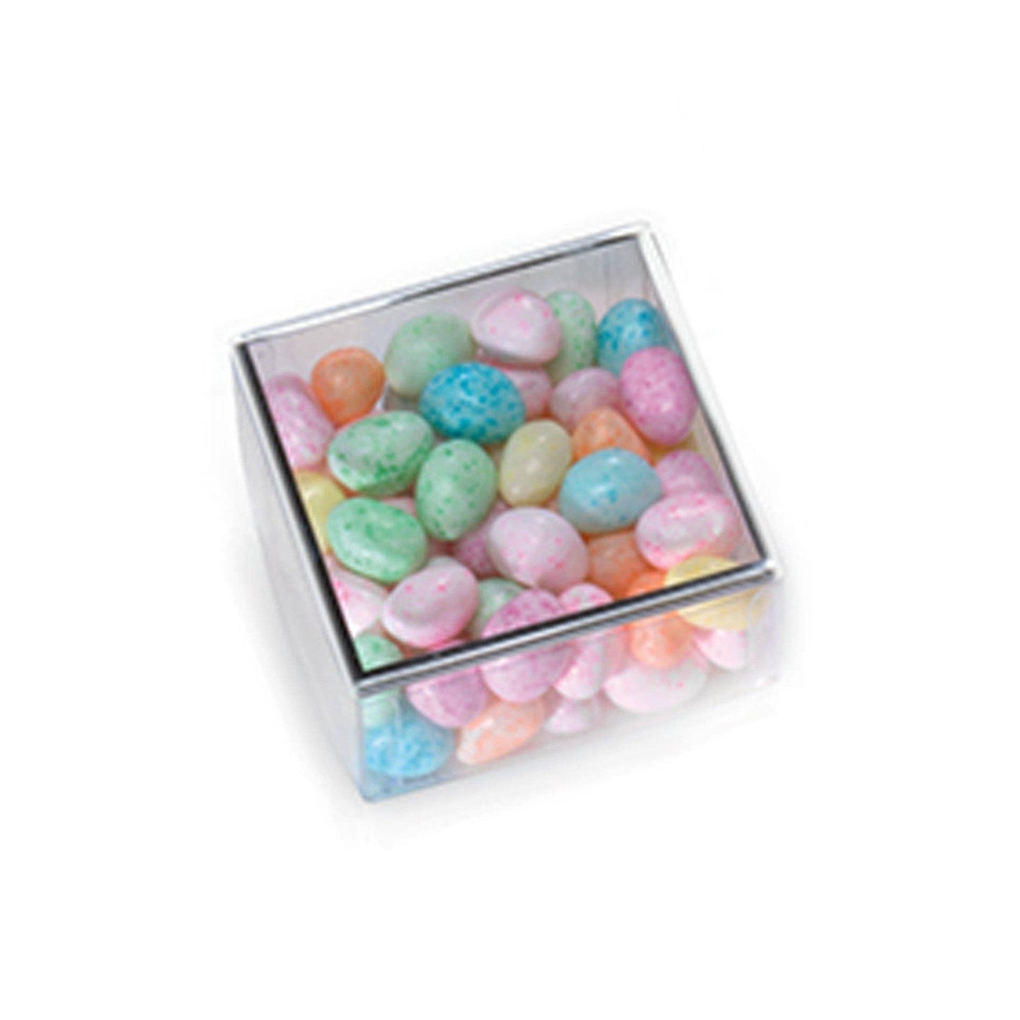 Rectangle Silver Rimmed Clear Boxes
