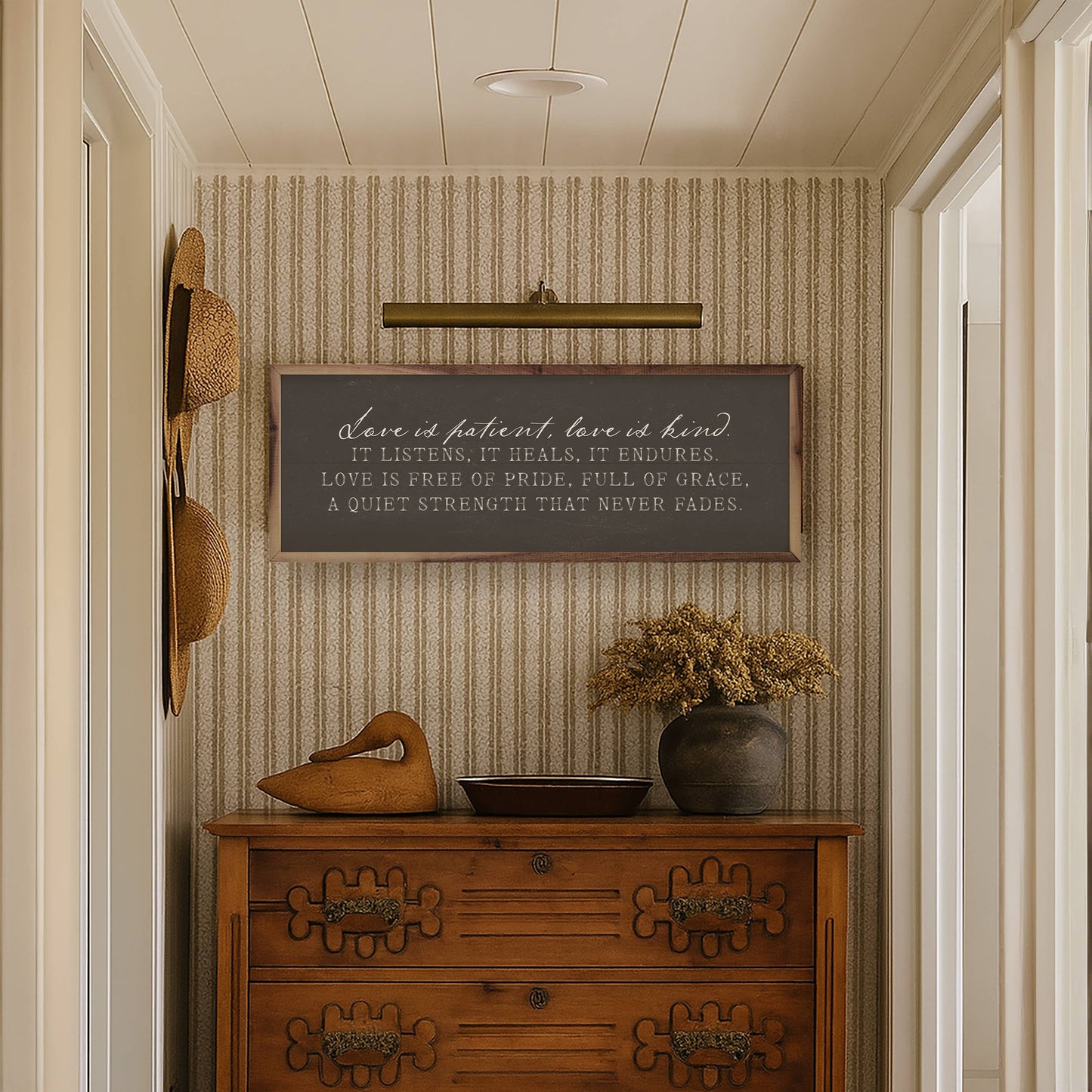 Love Is Patient Gray