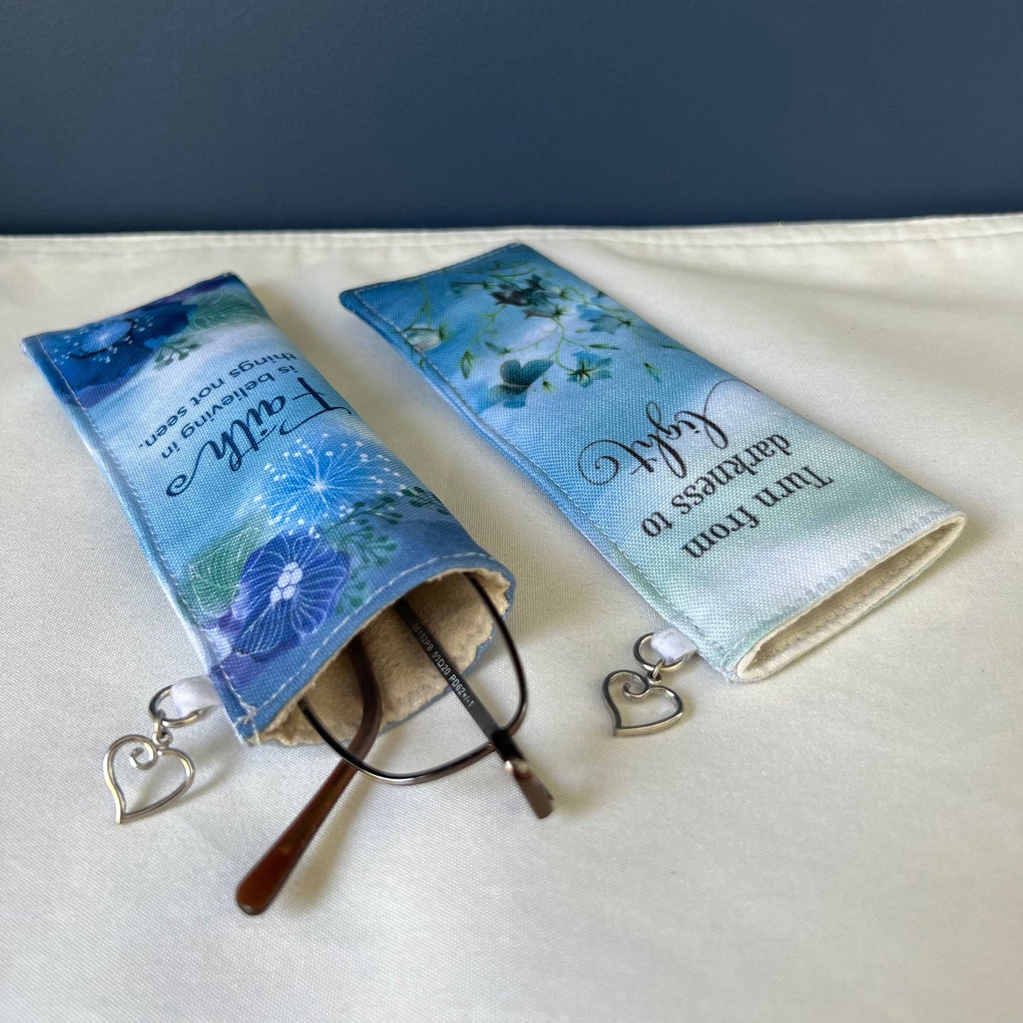 Faithful Florals Fabric Eyeglass Cases