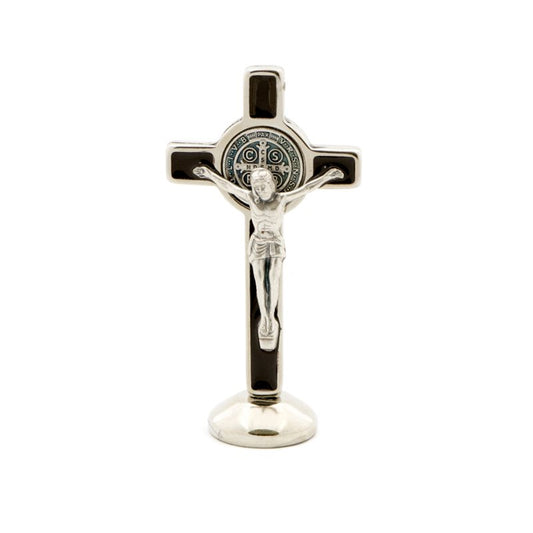 St Benedict Crucifix on Magnetic Base Enamelel 3"