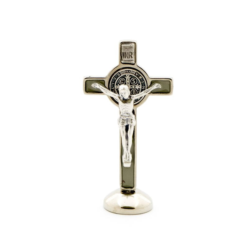 St Benedict Crucifix on Magnetic Base Enamelel 3"