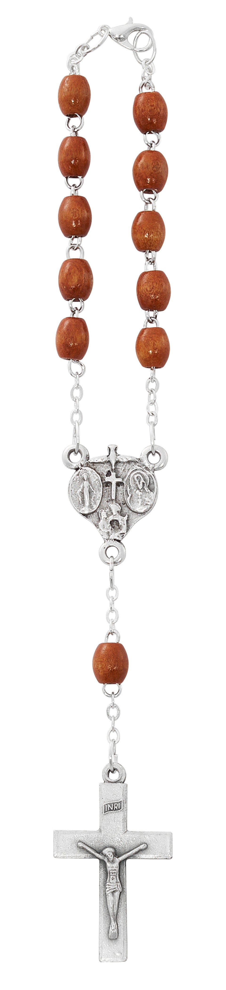 LIGHT BROWN AUTO ROSARY