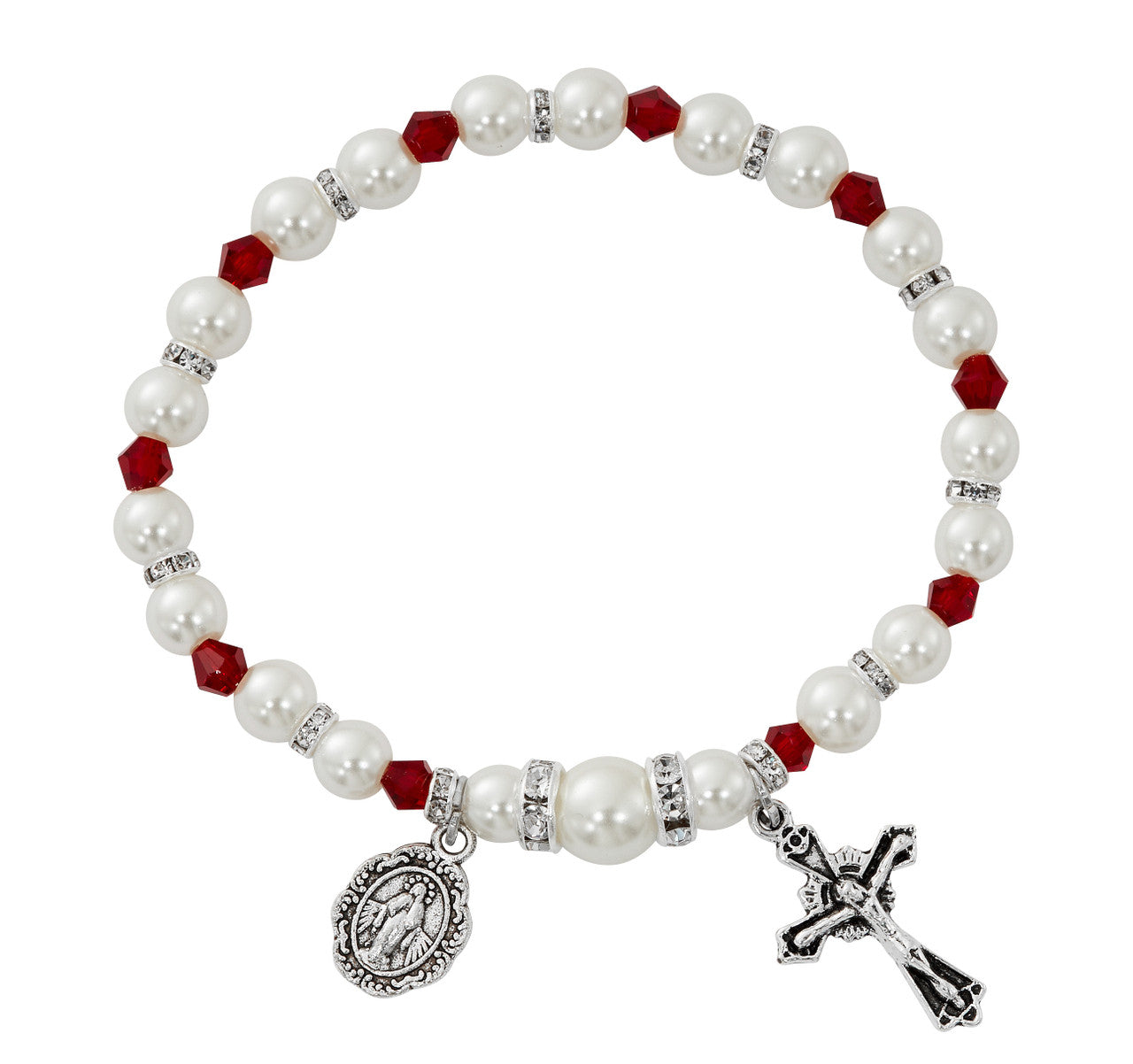 Stretch Rosary Bracelet (CHOOSE YOUR BIRTHSTONE)