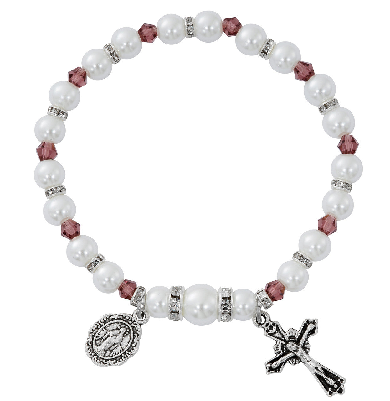 Stretch Rosary Bracelet (CHOOSE YOUR BIRTHSTONE)