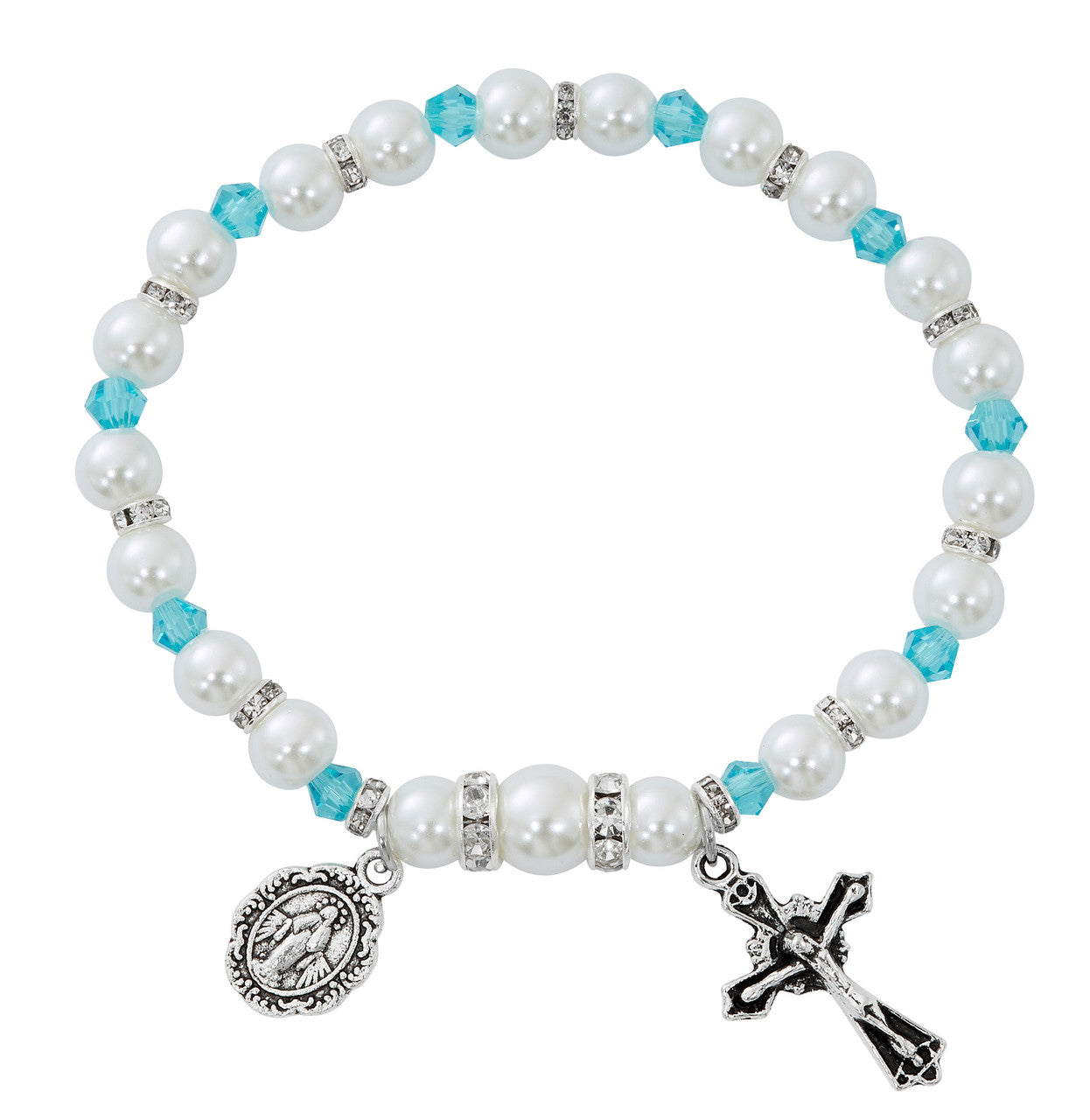 Stretch Rosary Bracelet (CHOOSE YOUR BIRTHSTONE)