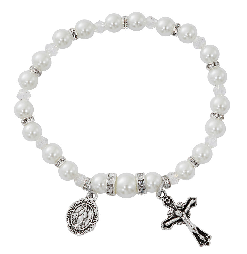 Stretch Rosary Bracelet (CHOOSE YOUR BIRTHSTONE)