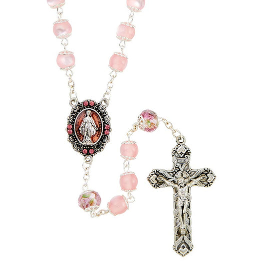 Paola Carola Miraculous Rosary - Pink