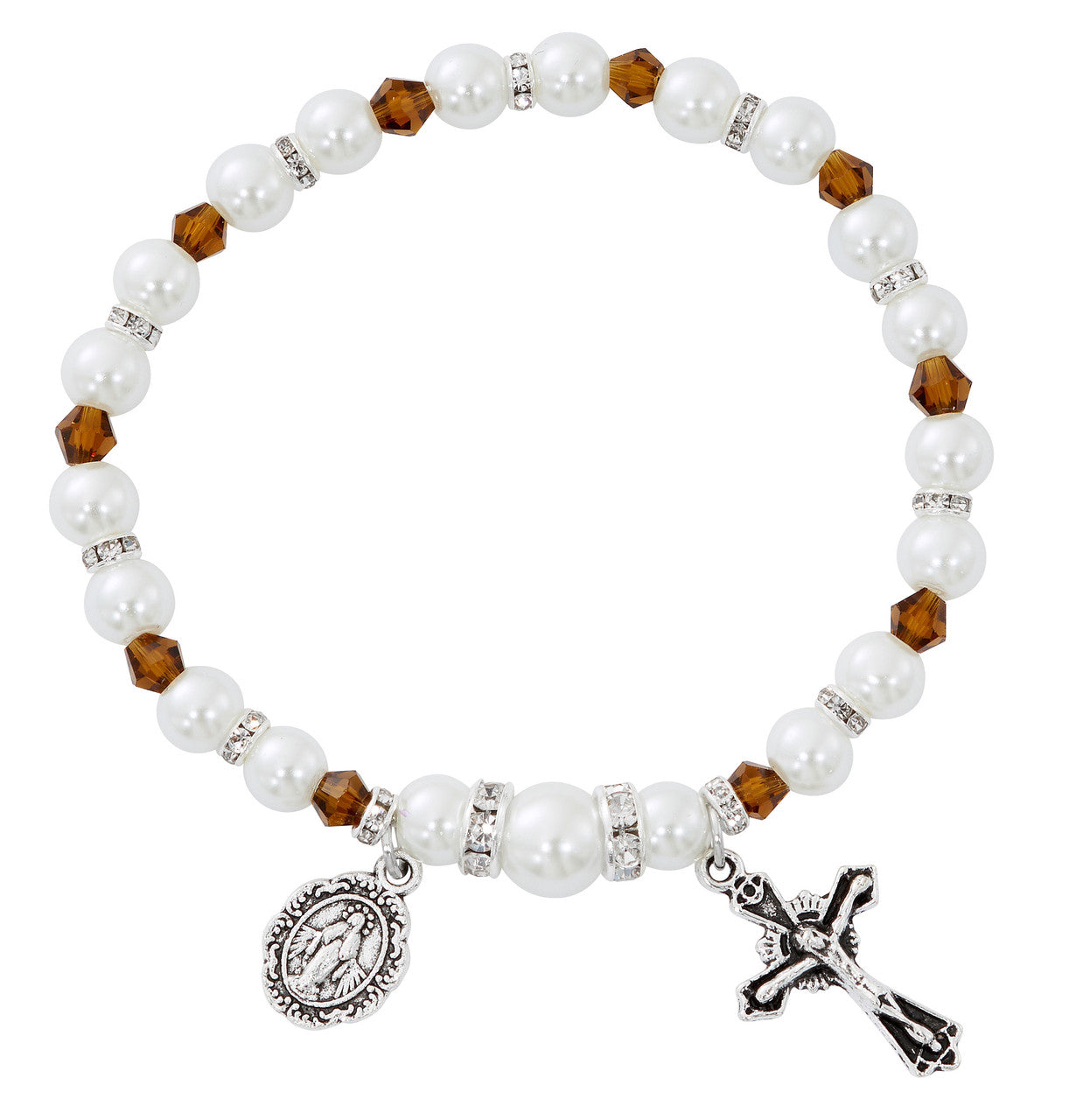 Stretch Rosary Bracelet (CHOOSE YOUR BIRTHSTONE)