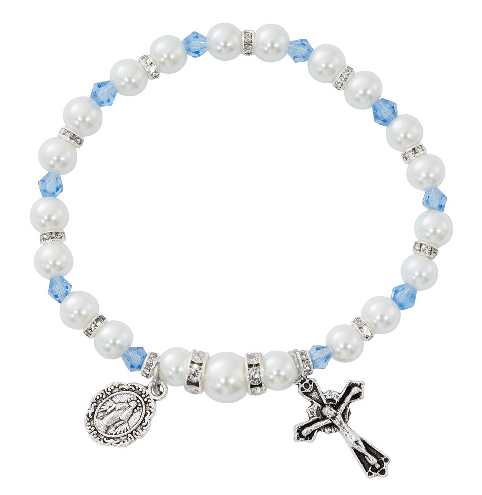 Stretch Rosary Bracelet (CHOOSE YOUR BIRTHSTONE)