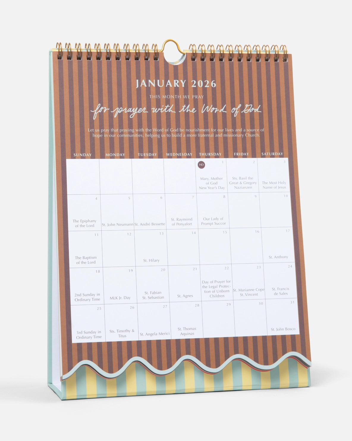 2026 Liturgical Catholic Calendar