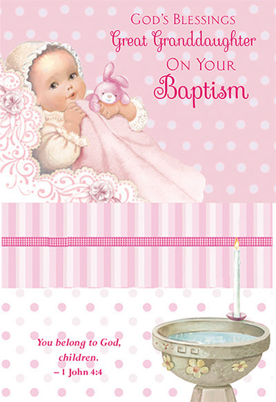 GC-Baptism - Great Granddaughter