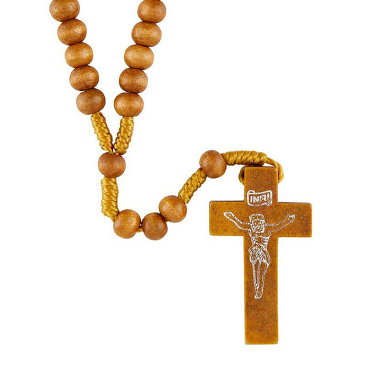 Brown Cord Rosary