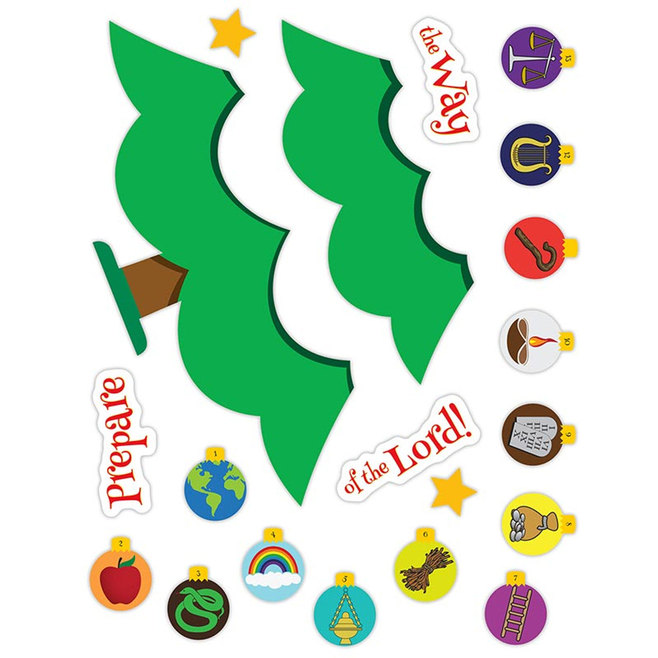 Jesse Tree Sticker Set