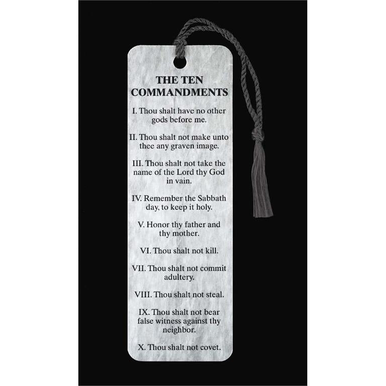 Bookmark - 10 Commandments