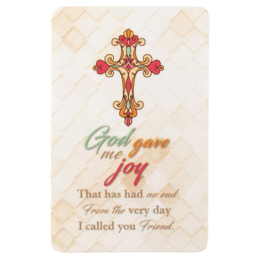 Verse Card - God Gave Me Joy