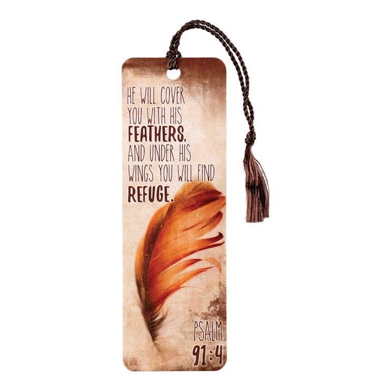 Bookmark - He will cover you with his feathers