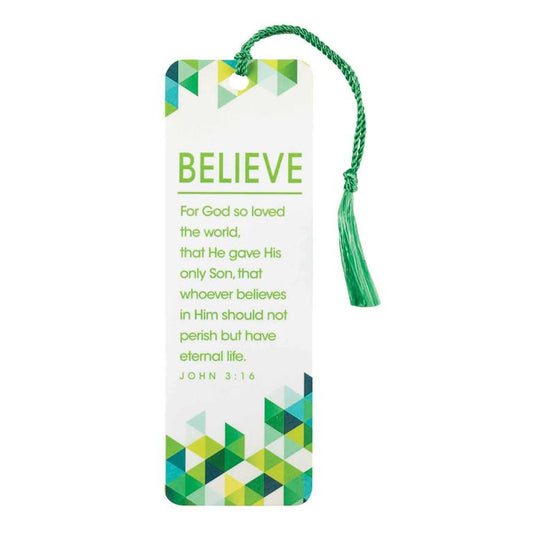 Bookmark Believe, John 3:16