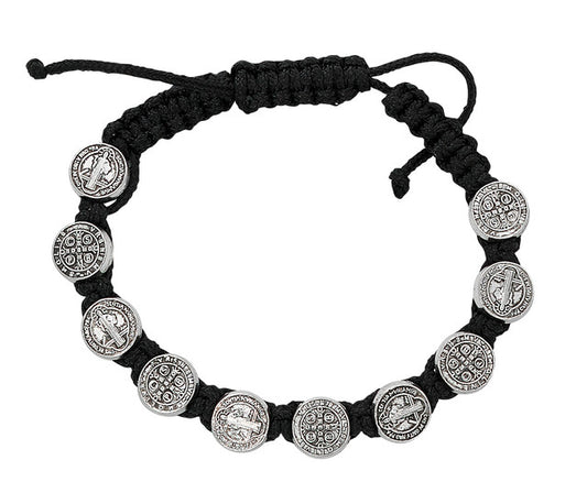 ST. BENEDICT CORD BRACELET