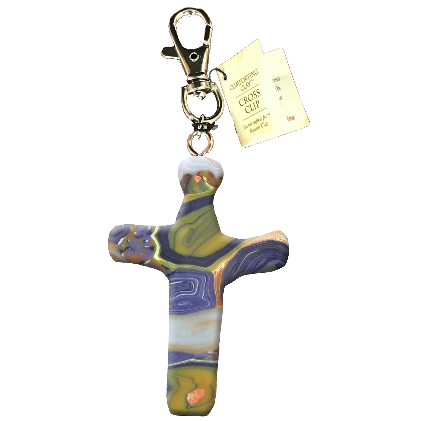 Calypso Comforting Cross Keychain