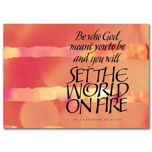 GC-Set the World on Fire Blank Card
