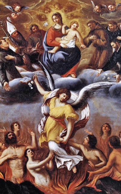 Catholic Evangelization Holy Card: Purgatory