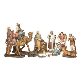 Nativity Set Colorful/Camels 11 pc.