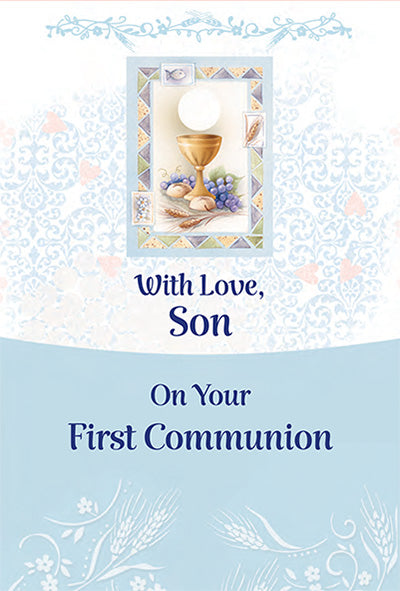 First Holy Communion Card - Son