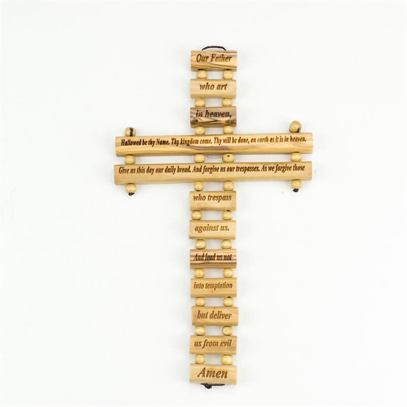 Cross with The Lord's Prayer