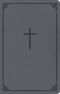 CSB Thinline Bible, Value Edition, Charcoal Leathertouch
