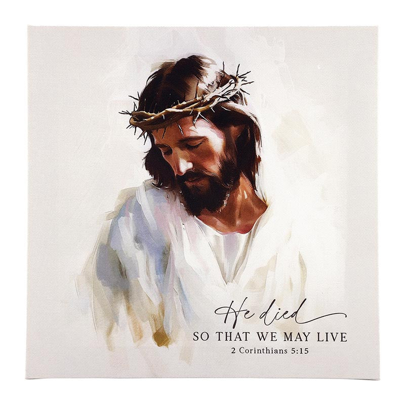 Wall Canvas - He Died
