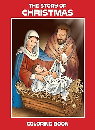 Story Of Christmas Coloring Book