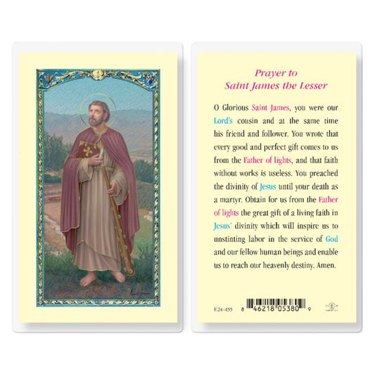 Holy Card - Laminated - James the Lesser