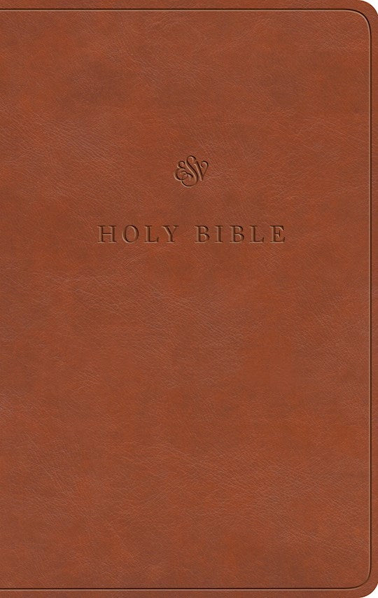 ESV Value Thinline Bible-English Saddle Trutone