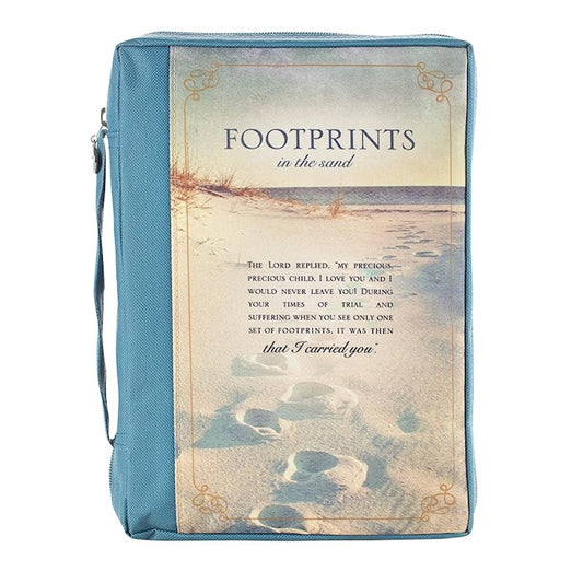 Bible Cover-Footprints-Extra Large