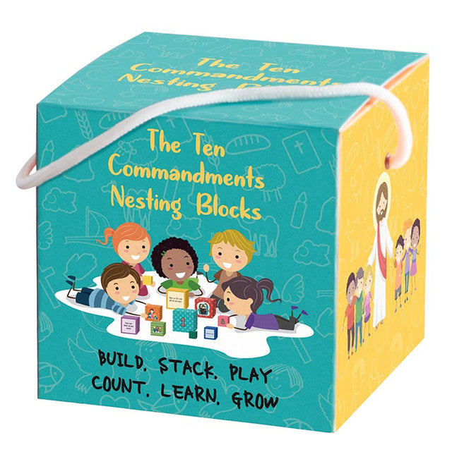 Commandments Block Letters 10 Commandments Nesting Blocks – kychristianstore