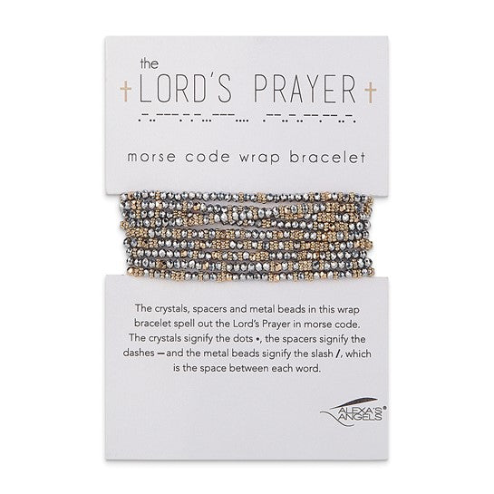 The Lords Prayer Stretch 55 inch Wrap Bracelet