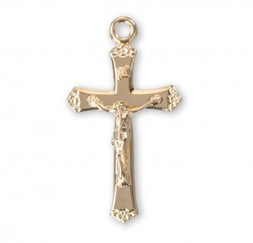 Gold Over Sterling Silver Crucifix