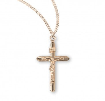 Gold over Sterling Crucifix