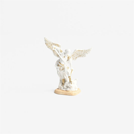 White 3'' Saint Michael Archangel Statue