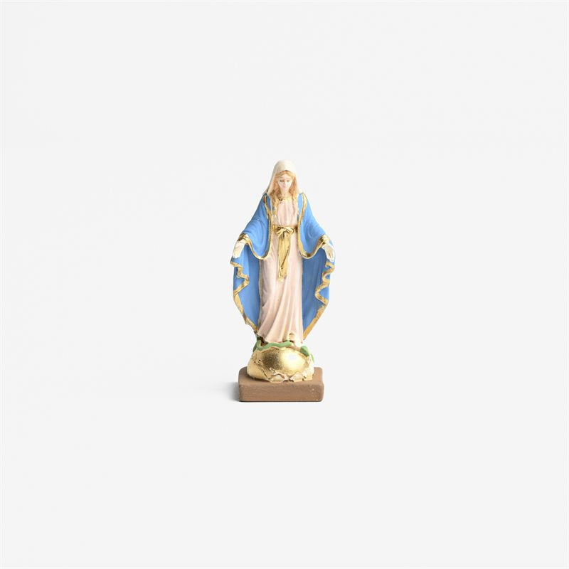 Colored Miraculous 3'' Mary Statue